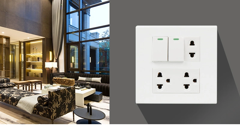 Wall Mounted Electrcial Power 2 Pin 3 Pin Switch Socket for Thailand